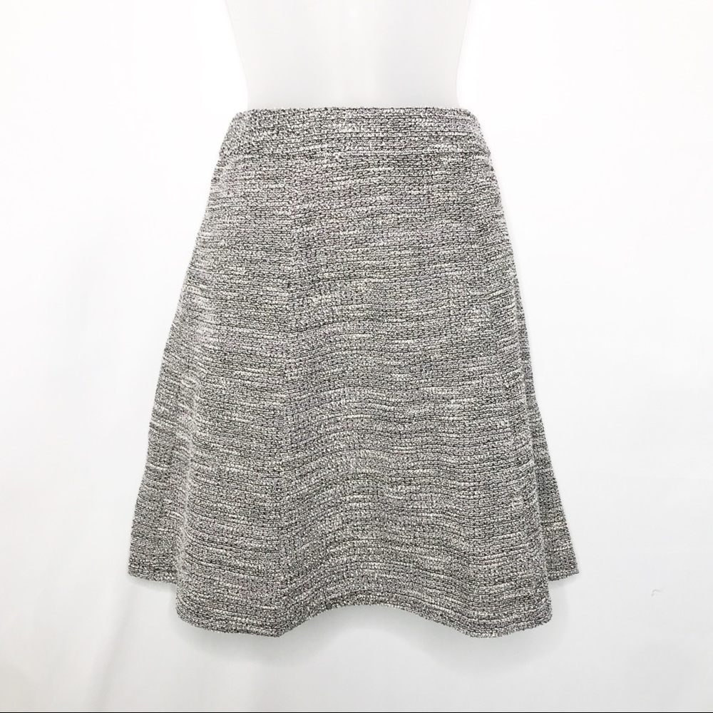 LOFT Textured Knit Flippy Skirt - Picture 2 of 6